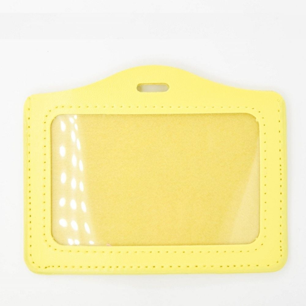PTJ07-1-1.jpg Porta Tarjeta Horizontal Amarillo - Imagen 1