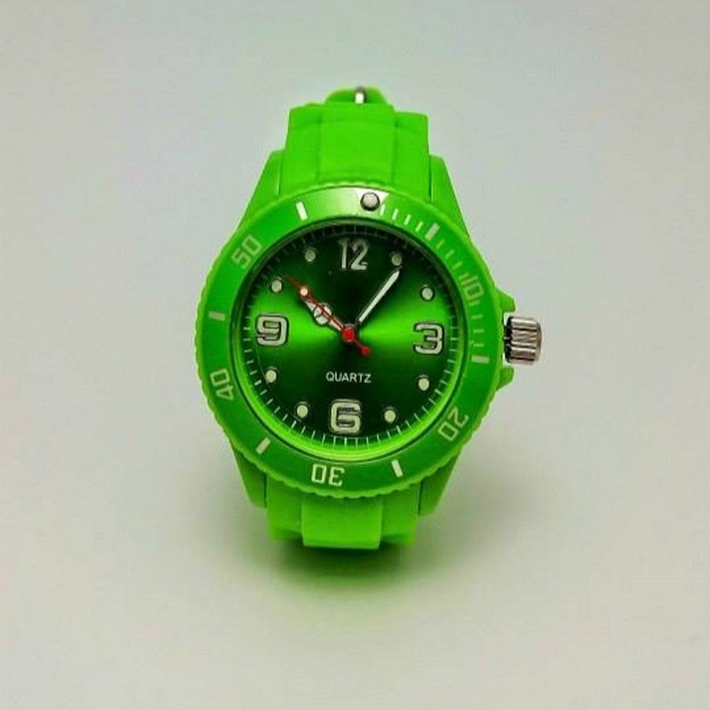 RES07-1-1.jpg Reloj de Silicona Verde - Imagen 1